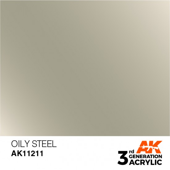 Acrylic Paint (3rd Generation) - Oily Steel (Metallic Colours, 17ml) Acrylic Paint (3rd Generation) - Oily Steel (Metallic Colours, 17ml)