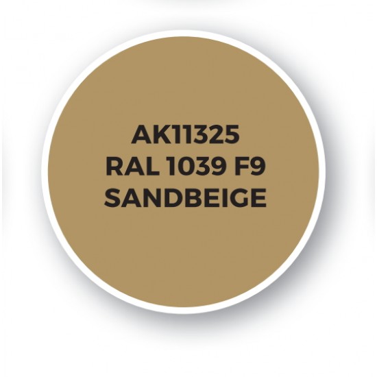Acrylic Paint (3rd Generation) for AFV - RAL 1039 F9 Sandbeige (17ml) Acrylic Paint (3rd Generation) for AFV - RAL 1039 F9 Sandbeige (17ml)
