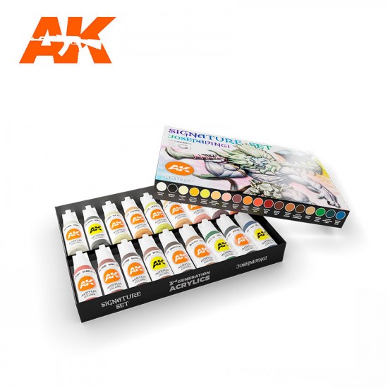Acrylic Paint (3rd Generation) Signature Set - Josedavinci 3G (18x 17ml) Acrylic Paint (3rd Generation) Signature Set - Josedavinci 3G (18x 17ml)