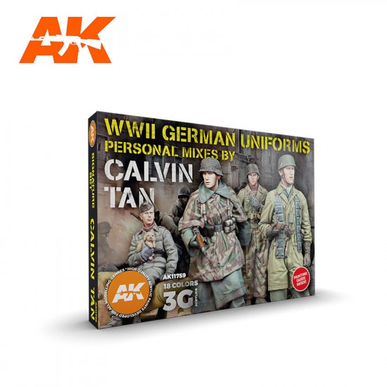 Acrylic Paint (3rd Generation) Signature Set - Calvin Tan (18x 17ml) Acrylic Paint (3rd Generation) Signature Set - Calvin Tan (18x 17ml)