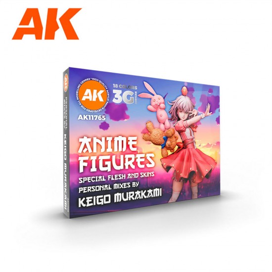 Acrylic Paint (3rd Gen) Signature Set - Anime Figure Keigo Murakami (18x 17ml) Acrylic Paint (3rd Gen) Signature Set - Anime Figure Keigo Murakami (18x 17ml)