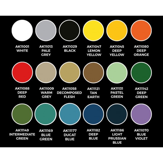 Acrylic Paint (3rd Gen) Signature Set - Raul Garcia Latorre Socttish Tartans (18x 17ml) Acrylic Paint (3rd Gen) Signature Set - Raul Garcia Latorre Socttish Tartans (18x 17ml)