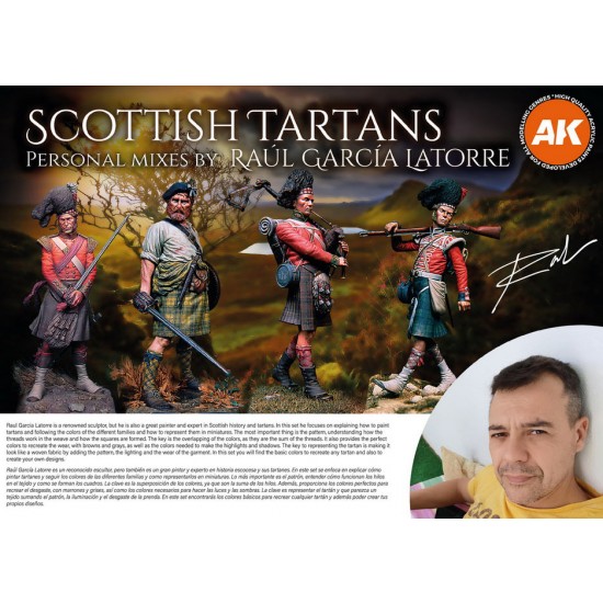 Acrylic Paint (3rd Gen) Signature Set - Raul Garcia Latorre Socttish Tartans (18x 17ml) Acrylic Paint (3rd Gen) Signature Set - Raul Garcia Latorre Socttish Tartans (18x 17ml)