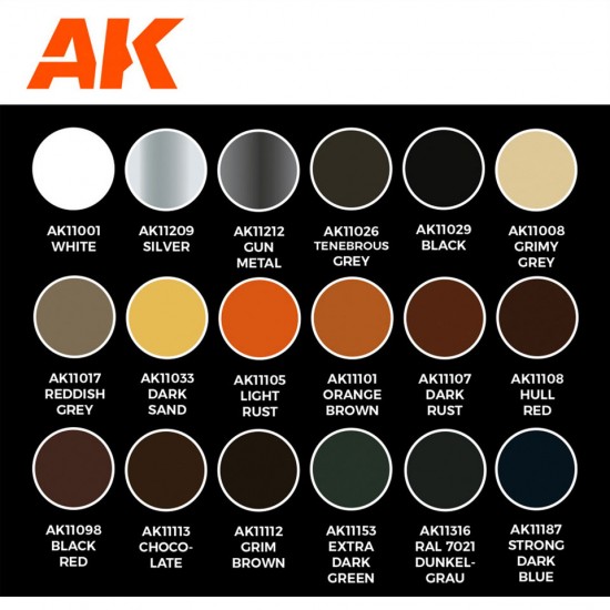 Acrylic Paint (3rd Gen) Signature Set - Total Chipping Kristof Pulinckx (18x 17ml) Acrylic Paint (3rd Gen) Signature Set - Total Chipping Kristof Pulinckx (18x 17ml)