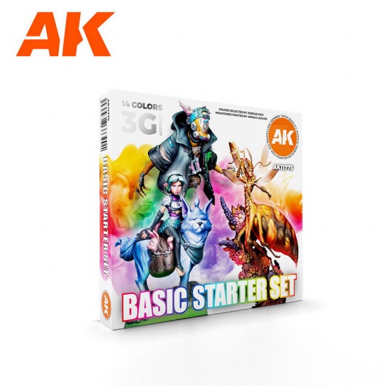 Acrylic Paint 3rd Generation - Basic Starter Set (14x 17ml) Acrylic Paint 3rd Generation - Basic Starter Set (14x 17ml)