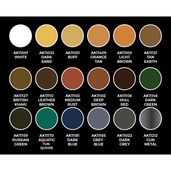 Acrylic Paint (3G) Wargame Signature Set - Thirty Years War 1618-1648 Archiduque (18 colours, 17ml each) Acrylic Paint (3G) Wargame Signature Set - Thirty Years War 1618-1648 Archiduque (18 colours, 17ml each)