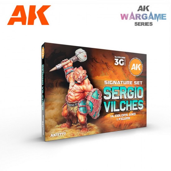 Acrylic 3G Signature Set w/Figure - Sergio Vilches Set (14x 17ml) w/Yedharo Shimbarashe Acrylic 3G Signature Set w/Figure - Sergio Vilches Set (14x 17ml) w/Yedharo Shimbarashe