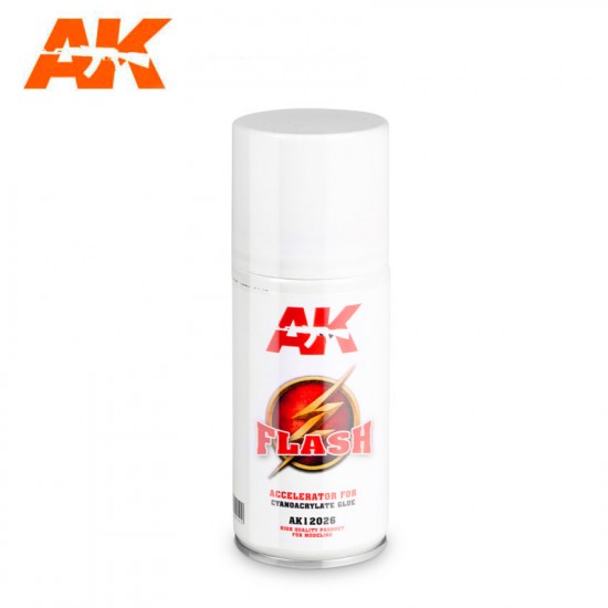 Flash Accelerator for Cyanoacrylate Glue (150ml spray can) Flash Accelerator for Cyanoacrylate Glue (150ml spray can)