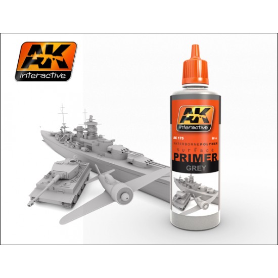 Acrylic/Waterborne Polymer Primer - Neutral Grey (60ml) Acrylic/Waterborne Polymer Primer - Neutral Grey (60ml)