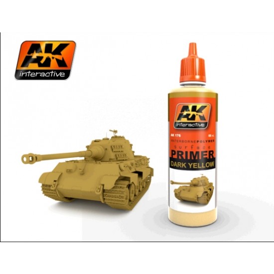 Acrylic/Waterborne Polymer Primer - Dark Yellow (60ml) Acrylic/Waterborne Polymer Primer - Dark Yellow (60ml)