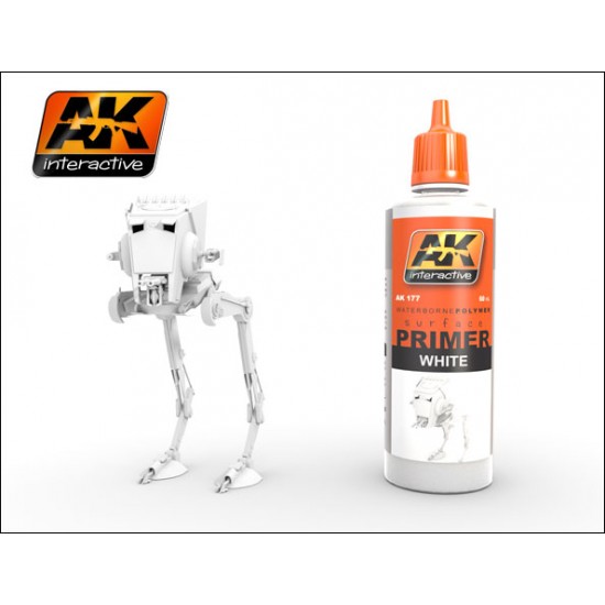 Acrylic/Waterborne Polymer Primer - White (60ml) Acrylic/Waterborne Polymer Primer - White (60ml)