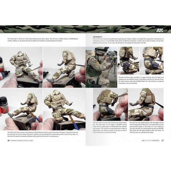 AK Learning Series Vol.8 - Modern Figures Camouflages (English, 92 pages) AK Learning Series Vol.8 - Modern Figures Camouflages (English, 92 pages)
