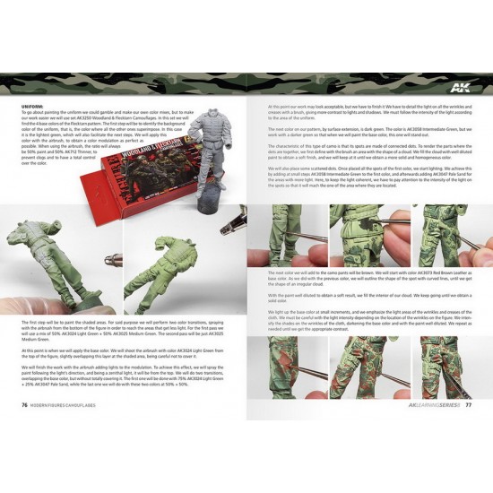 AK Learning Series Vol.8 - Modern Figures Camouflages (English, 92 pages) AK Learning Series Vol.8 - Modern Figures Camouflages (English, 92 pages)