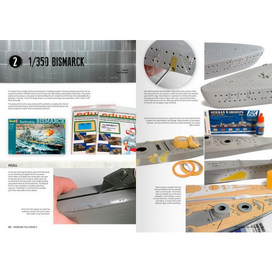 Modelling Full Ahead Vol.03 - Bismarck & Tirpitz (English, 88 pages) Modelling Full Ahead Vol.03 - Bismarck & Tirpitz (English, 88 pages)
