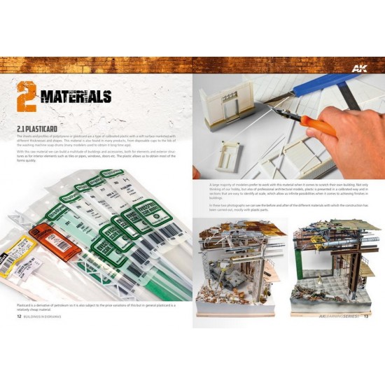 AK Learning Vol.9 Guide to Make Buildings in Dioramas (English, 88 pages) AK Learning Vol.9 Guide to Make Buildings in Dioramas (English, 88 pages)