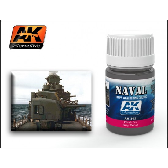 Wash for Ship Grey Decks (Enamel, 35ml) Wash for Ship Grey Decks (Enamel, 35ml)