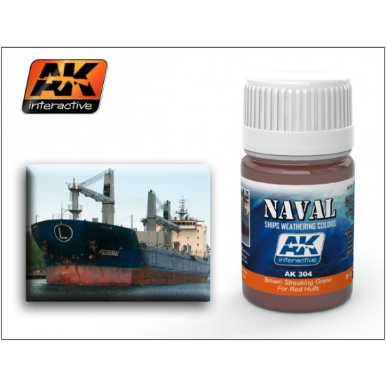 Brown Streaking Grime for Red Hulls (Enamel, 35ml) Brown Streaking Grime for Red Hulls (Enamel, 35ml)