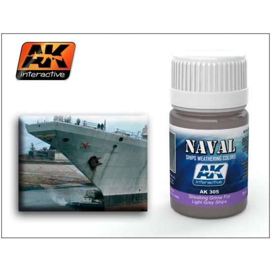 Streaking Grime for Light Grey Ships (Enamel, 35ml) Streaking Grime for Light Grey Ships (Enamel, 35ml)