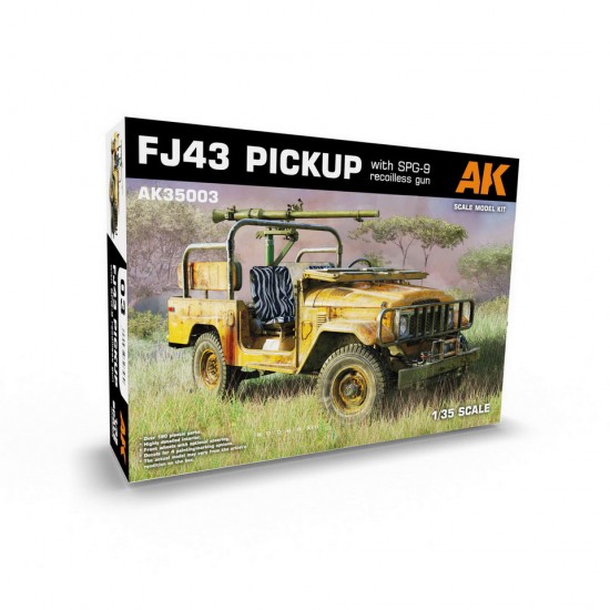 1/35 FJ43 Pickup with SPG-9, Recoilless Gun 1/35 FJ43 Pickup with SPG-9, Recoilless Gun