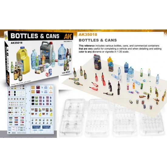 1/35 Bottles & Cans 1/35 Bottles & Cans