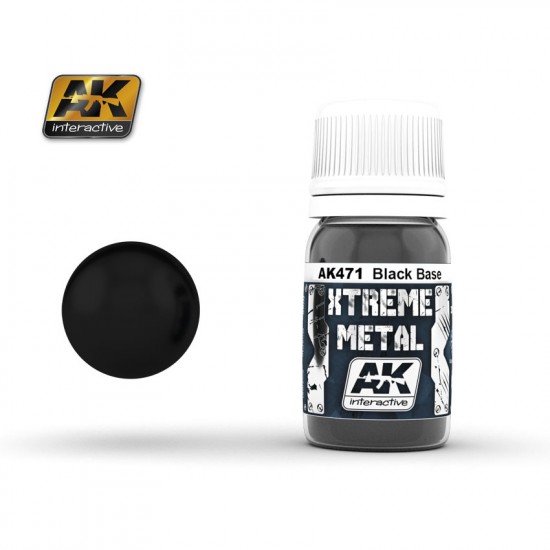 Xtreme Metal - Black Base (30ml) Xtreme Metal - Black Base (30ml)