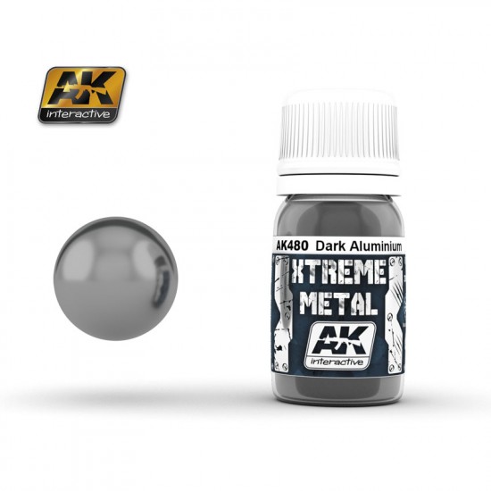 Xtreme Metal - Dark Aluminium (30ml) Xtreme Metal - Dark Aluminium (30ml)