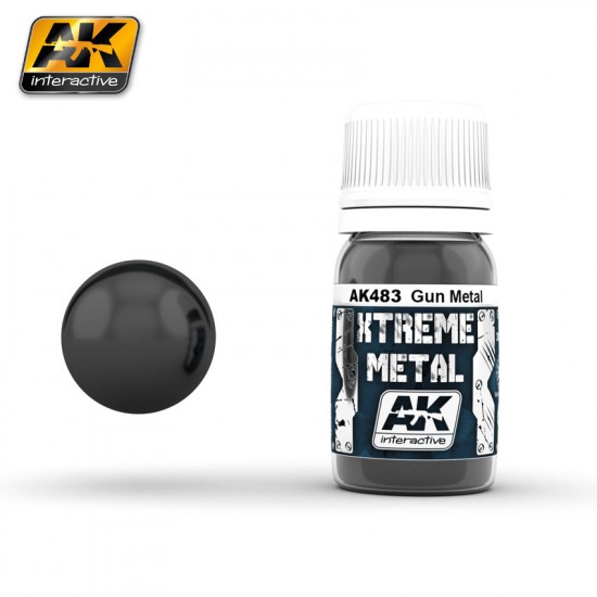 Xtreme Metal - Gun Metal (30ml) Xtreme Metal - Gun Metal (30ml)