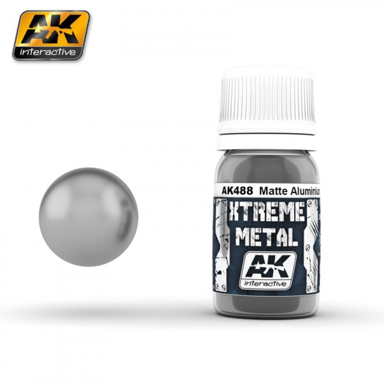 Xtreme Metal - Matte Aluminium (30ml) Xtreme Metal - Matte Aluminium (30ml)