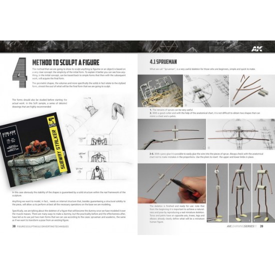 Learning Series No.11 Figure Sculpting & Converting Techniques (English, 88 pages) Learning Series No.11 Figure Sculpting & Converting Techniques (English, 88 pages)