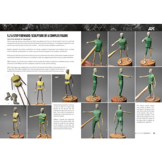 Learning Series No.11 Figure Sculpting & Converting Techniques (English, 88 pages) Learning Series No.11 Figure Sculpting & Converting Techniques (English, 88 pages)