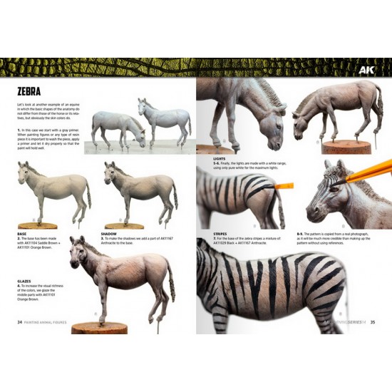 AK Learning Vol.14 Painting Animal Figures (English, 88 pages, Soft cover) AK Learning Vol.14 Painting Animal Figures (English, 88 pages, Soft cover)