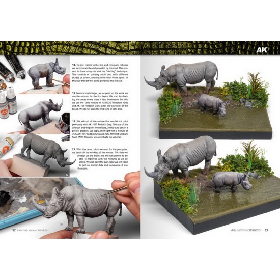 AK Learning Vol.14 Painting Animal Figures (English, 88 pages, Soft cover) AK Learning Vol.14 Painting Animal Figures (English, 88 pages, Soft cover)