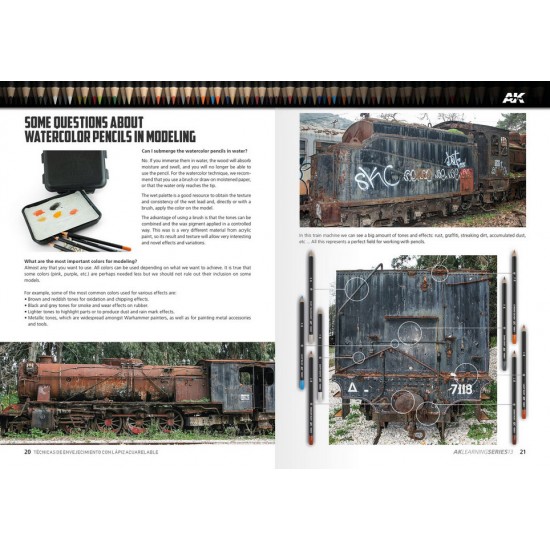 AK Learning Vol.13 Weathering Pencil Techniques (English, 96 pages) AK Learning Vol.13 Weathering Pencil Techniques (English, 96 pages)