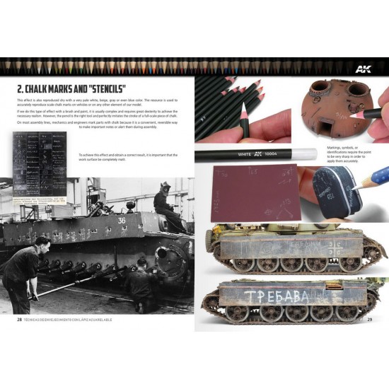 AK Learning Vol.13 Weathering Pencil Techniques (English, 96 pages) AK Learning Vol.13 Weathering Pencil Techniques (English, 96 pages)