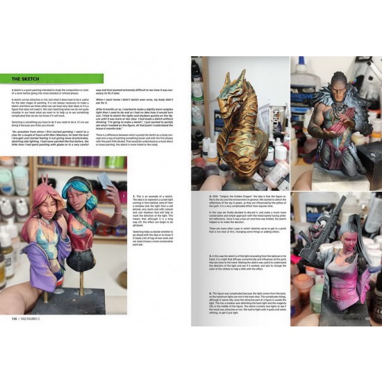 FAQ 2 Fantasy Figures Painting Techniques By Arnau Lazaro (English, 320 pages) FAQ 2 Fantasy Figures Painting Techniques By Arnau Lazaro (English, 320 pages)