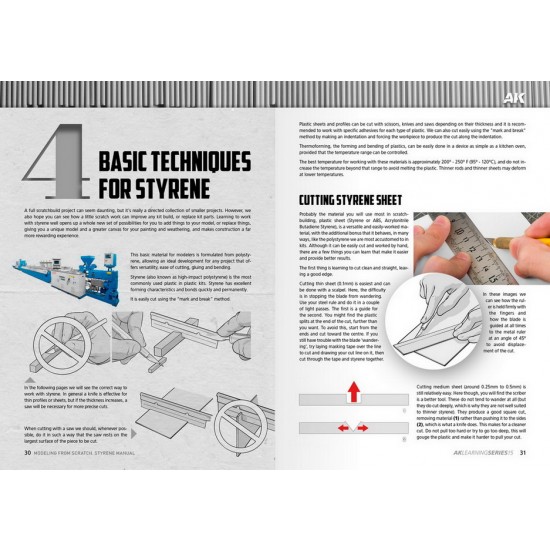 Learning 15 - Modelling From Scratch: Styrene Manual (English, 88 pages) Learning 15 - Modelling From Scratch: Styrene Manual (English, 88 pages)