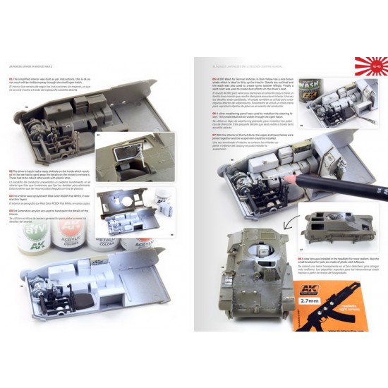 WWII Japanese Armour (English & Spanish, 136 pages, Semi-hard cover) WWII Japanese Armour (English & Spanish, 136 pages, Semi-hard cover)