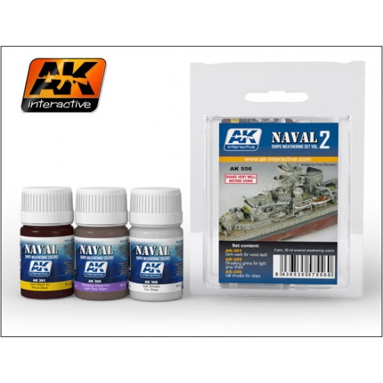 Weathering Set Vol.2 for Ships (35ml x 3) Weathering Set Vol.2 for Ships (35ml x 3)
