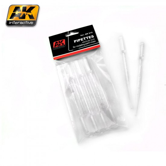 Pipettes - Medium Size (7 units) Pipettes - Medium Size (7 units)