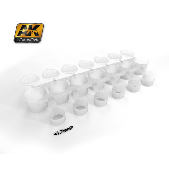 Mix Addict - Paint Mixing Pots with Lids (Small Size) Mix Addict - Paint Mixing Pots with Lids (Small Size)