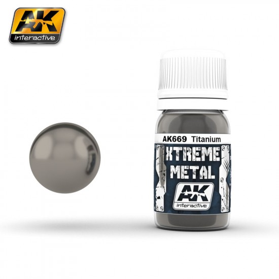 Xtreme Metal - Titanium (30ml) Xtreme Metal - Titanium (30ml)