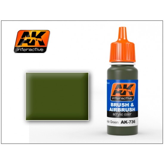 Spanish Green Acrylic Paint for Spanish Armoured Vehicles (17ml) Spanish Green Acrylic Paint for Spanish Armoured Vehicles (17ml)