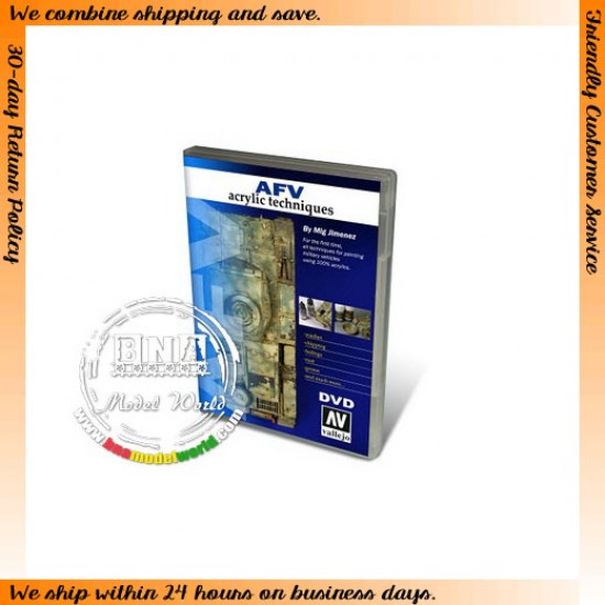 DVD - AFV Acrylic Techniques by Mig Jimenez (Washes,Chipping,Fading,Rust,Grease) NTSC Version DVD - AFV Acrylic Techniques by Mig Jimenez (Washes,Chipping,Fading,Rust,Grease) NTSC Version