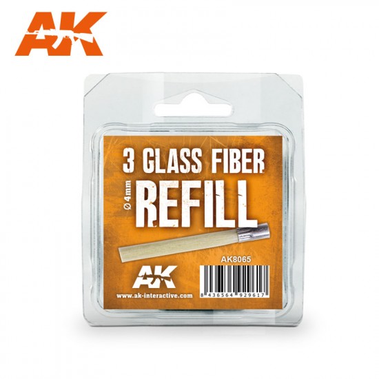 Glass Fibre Refill (4mm, 3pcs) for AK-8058