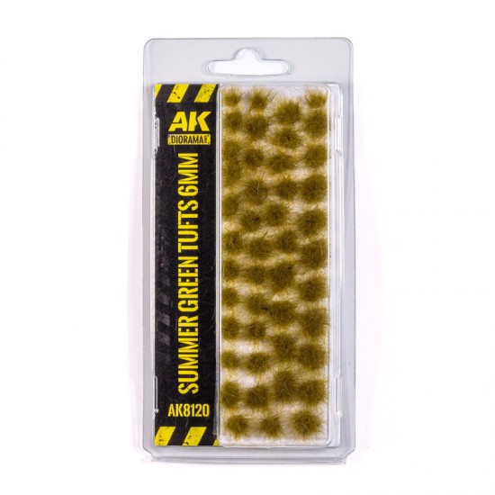 Summer Green Tufts 6mm (self-adhesive) Summer Green Tufts 6mm (self-adhesive)