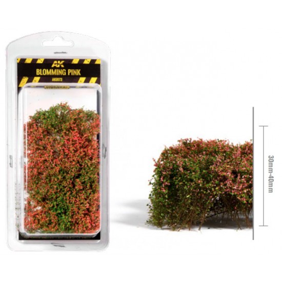 1/35 75mm 90mm Scale Blomming Pink Shrubberies (bush) 1/35 75mm 90mm Scale Blomming Pink Shrubberies (bush)