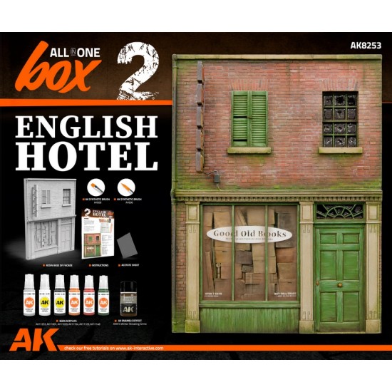 All In One Set -Box 2 - English Hotel (resin base, paints, effects, brush) All In One Set -Box 2 - English Hotel (resin base, paints, effects, brush)