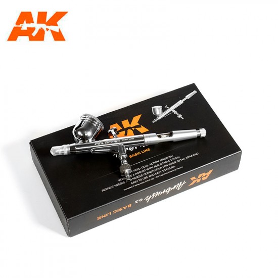 AK Airbrush Basic Line 0.3 - Double Action Airbrush/Gravity Feed (0.3mm nozzle)