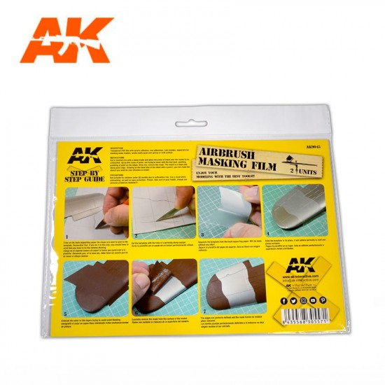 Airbrushing Masking Film (2pcs, Size A4) Airbrushing Masking Film (2pcs, Size A4)