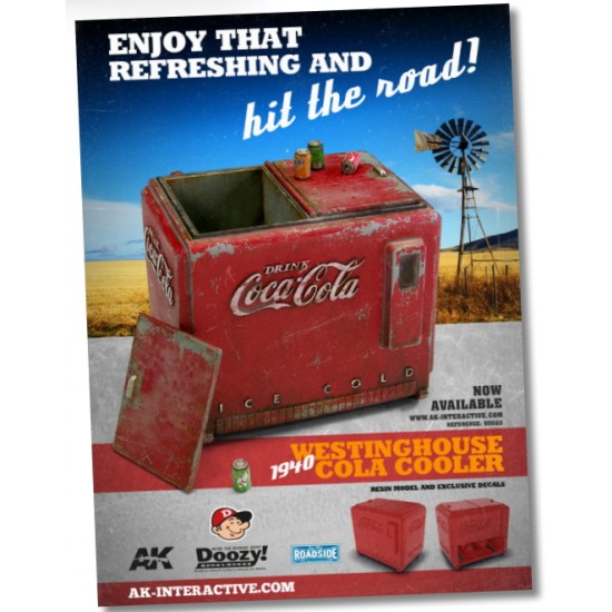 1/24 Westinghouse Coca Cola Cooler 1940 1/24 Westinghouse Coca Cola Cooler 1940